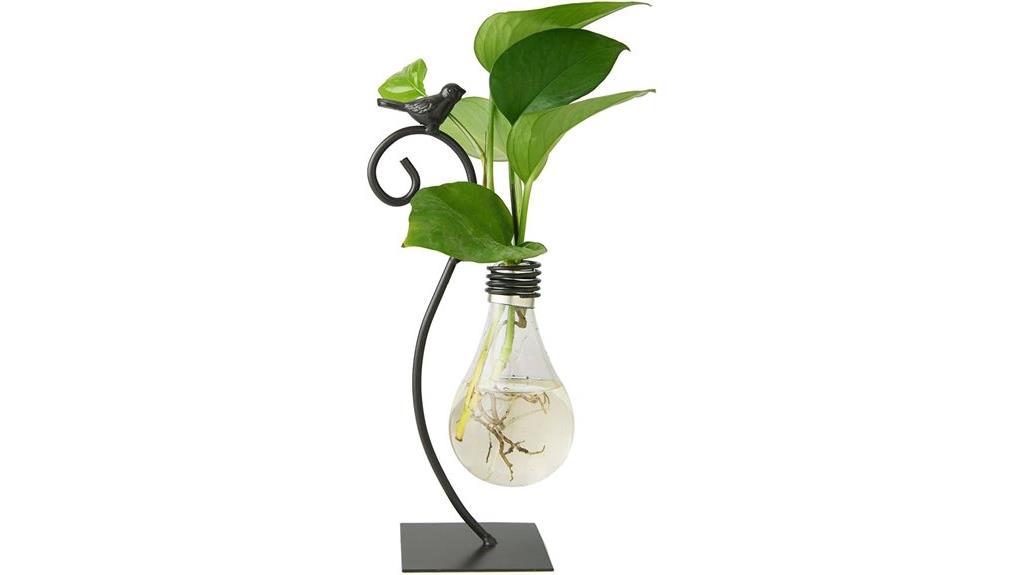 marble desktop hydroponic vase
