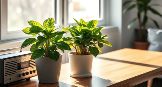 music s effect on indoor plants