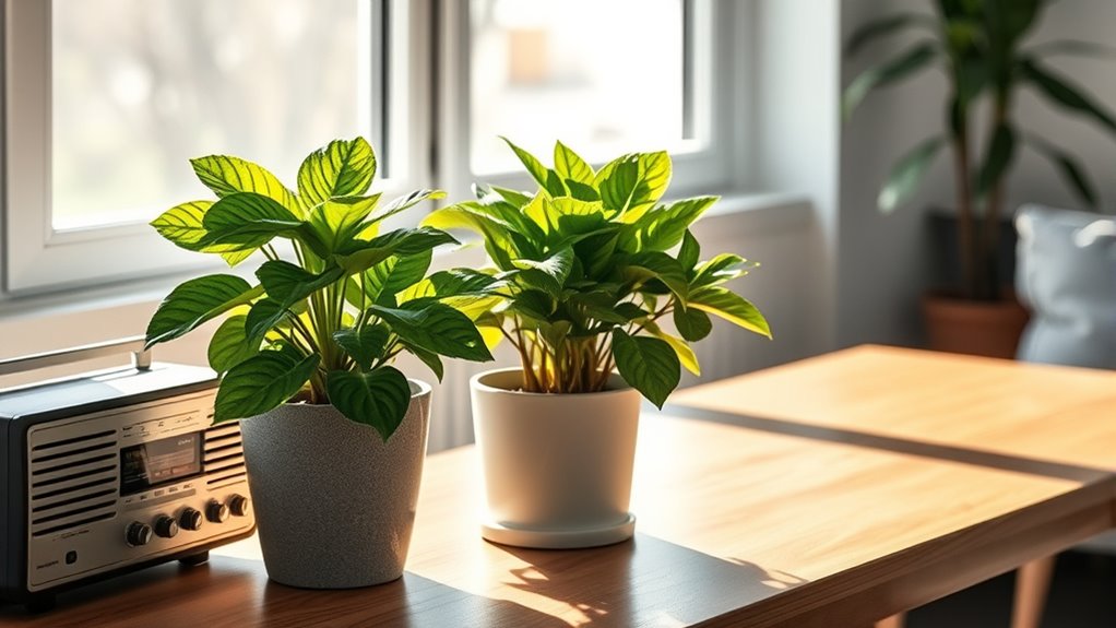 music s effect on indoor plants