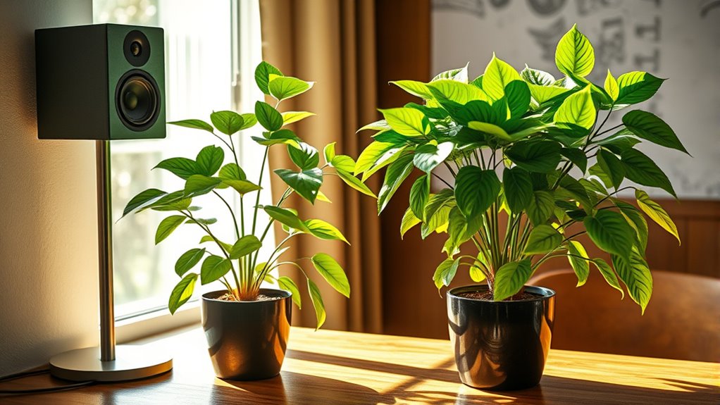 music vibrations may boost growth