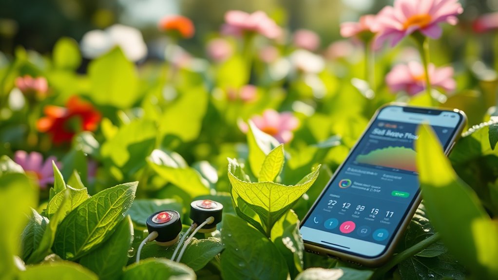 real time garden condition monitoring