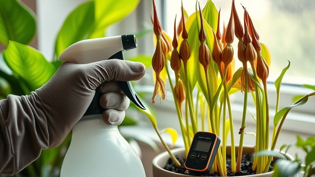 reviving plants under stress