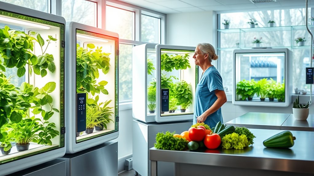 smart gardens improve hospital meals