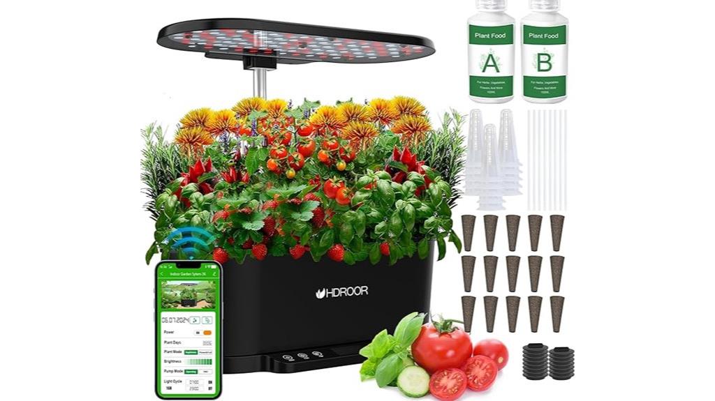 smart hydroponic system app