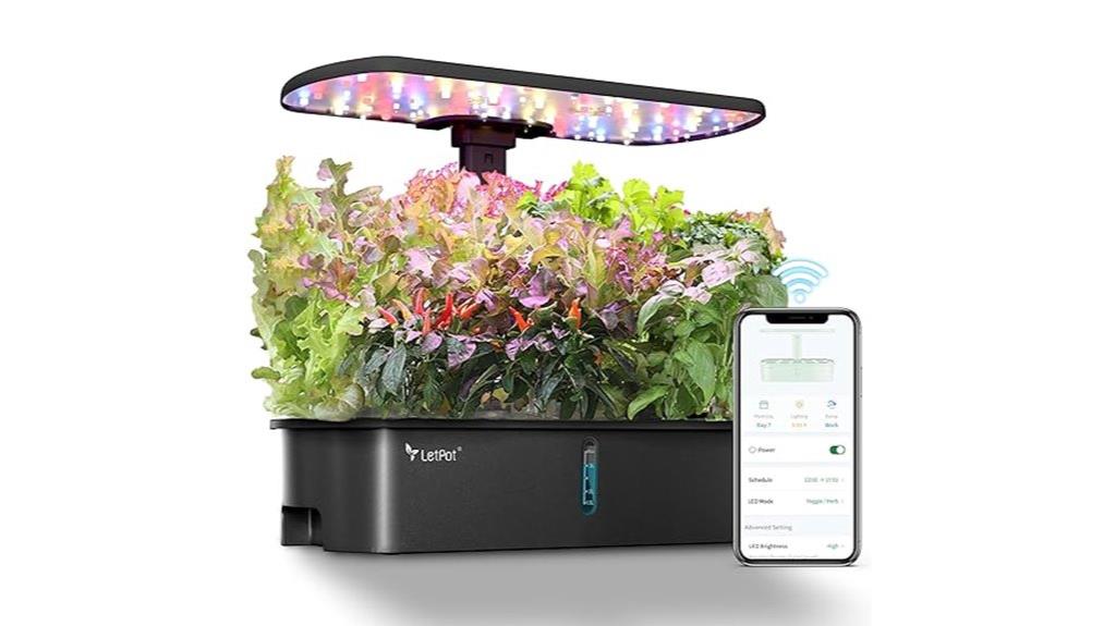 smart indoor hydroponic garden