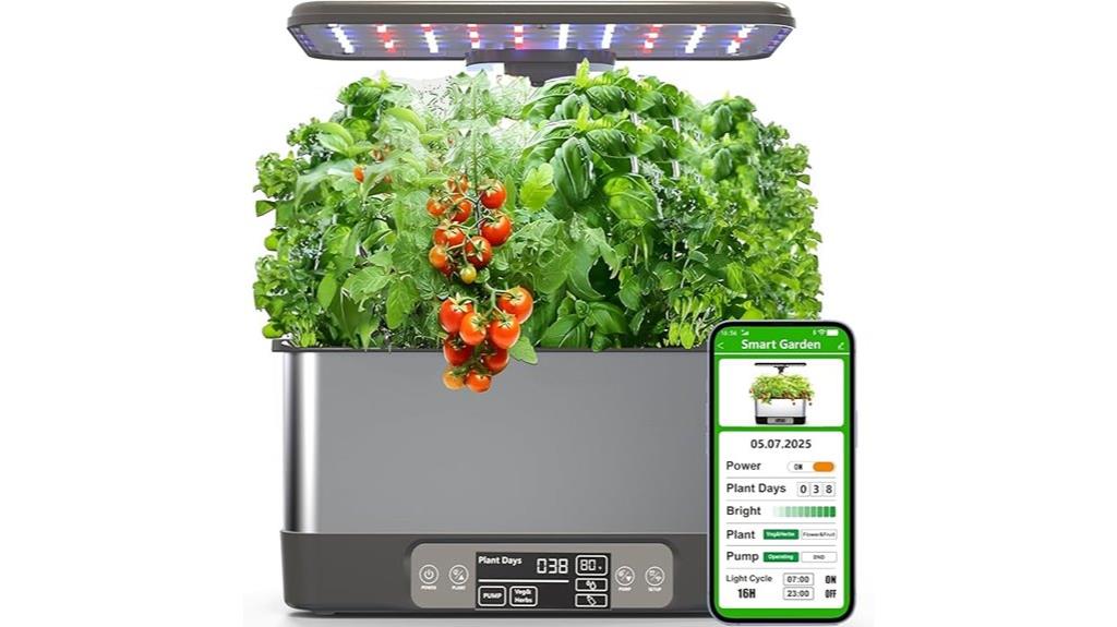 smart wifi hydroponic grow system