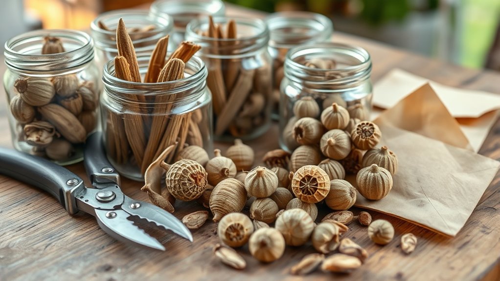 store seed pods properly