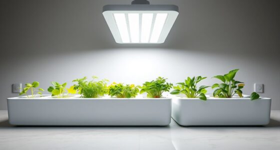 stylish led hydroponic gardens