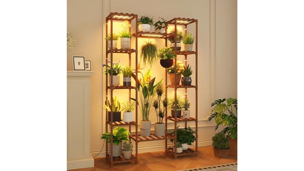 tall 12 tier plant shelf