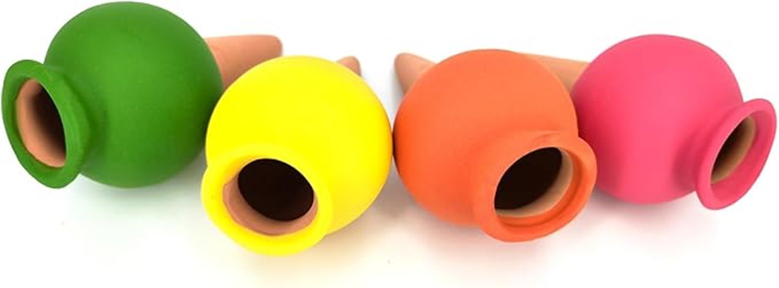 terracotta plant watering set