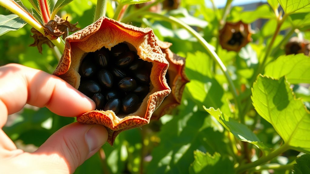 timing seed pod harvest