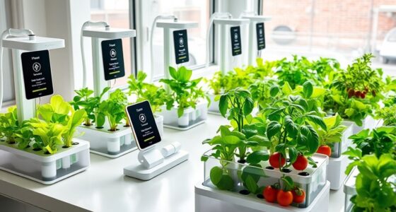 top app controlled hydroponic setups