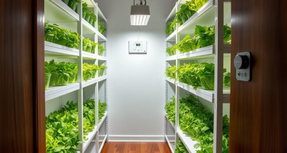 transform spare closet into hydroponics