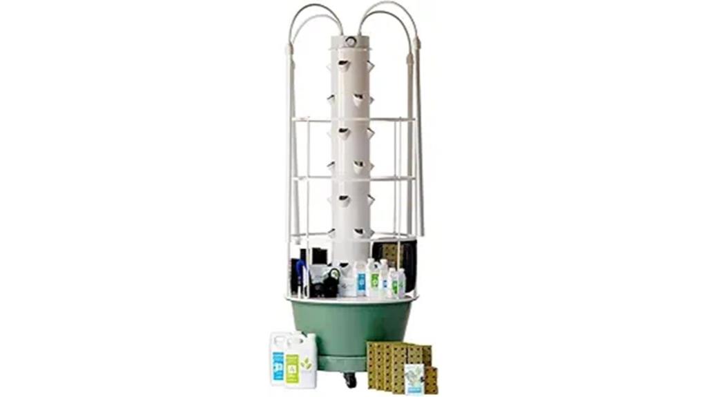 vertical aeroponic planter