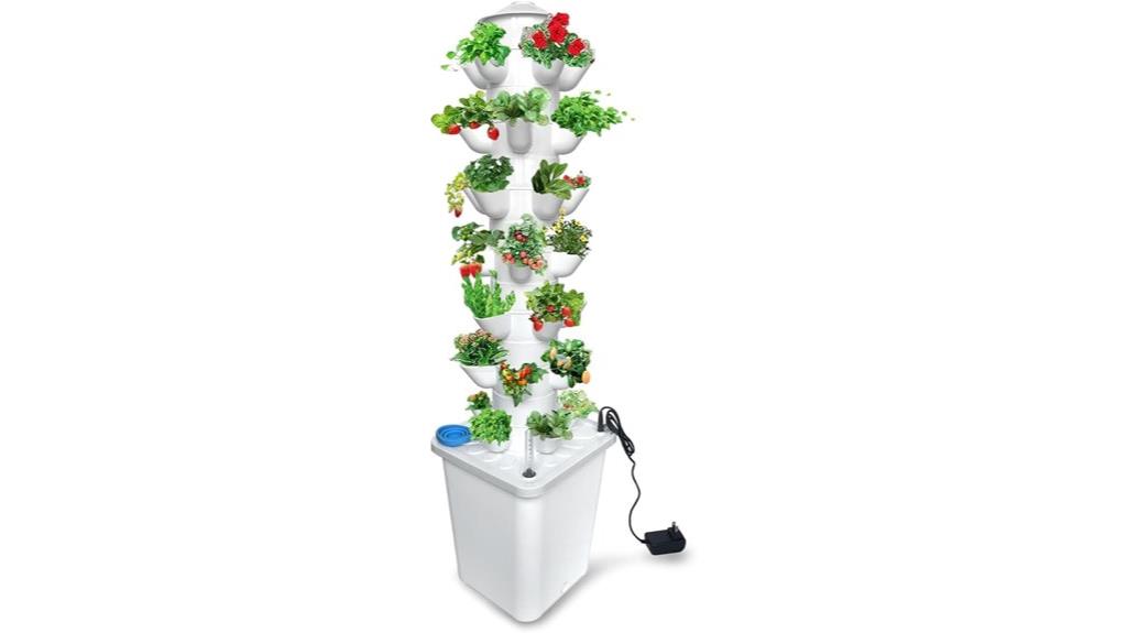 vertical hydroponic garden system