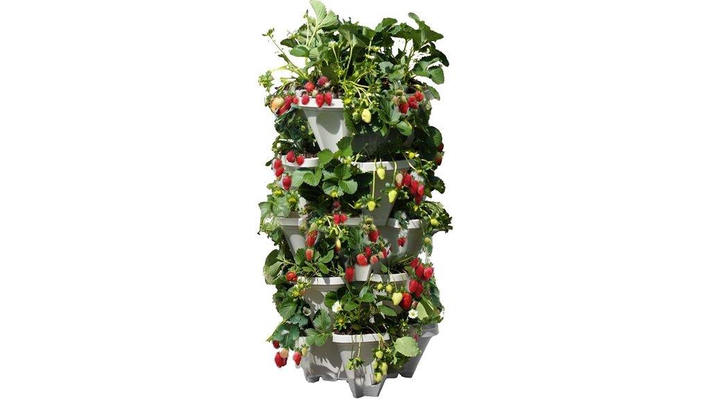 vertical multi tiered planter