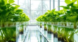 water based growing system cleanliness