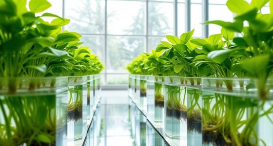 water based growing system cleanliness