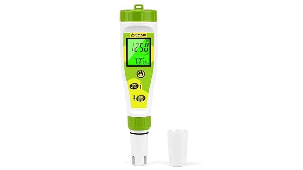 water ph and ec meter