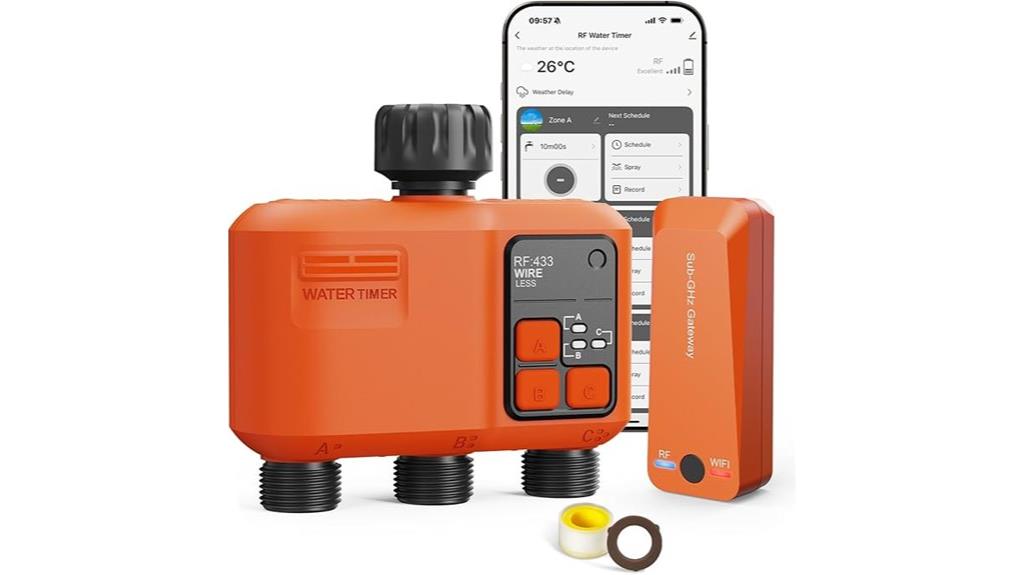 wifi sprinkler timer control