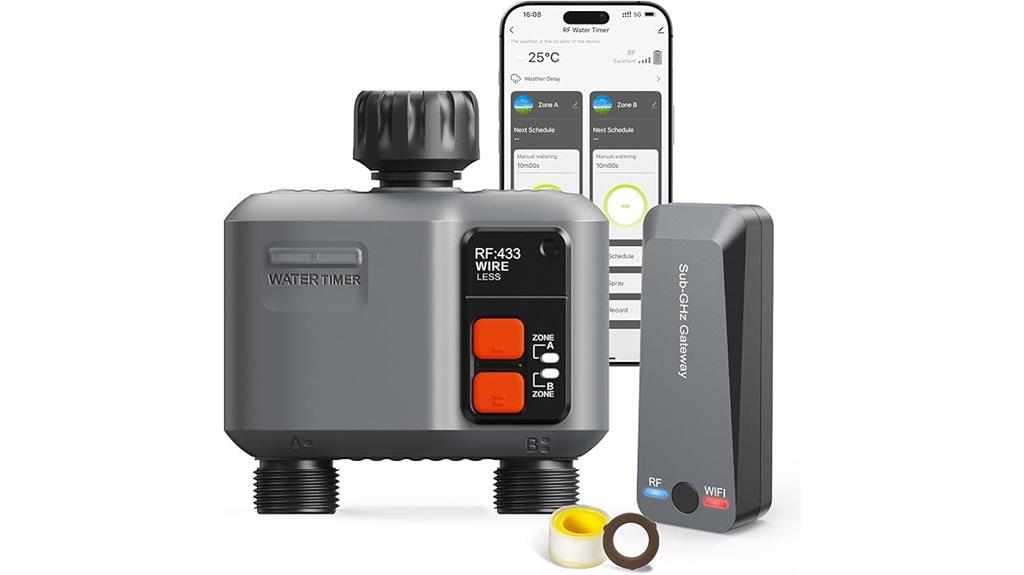 wifi sprinkler timer two
