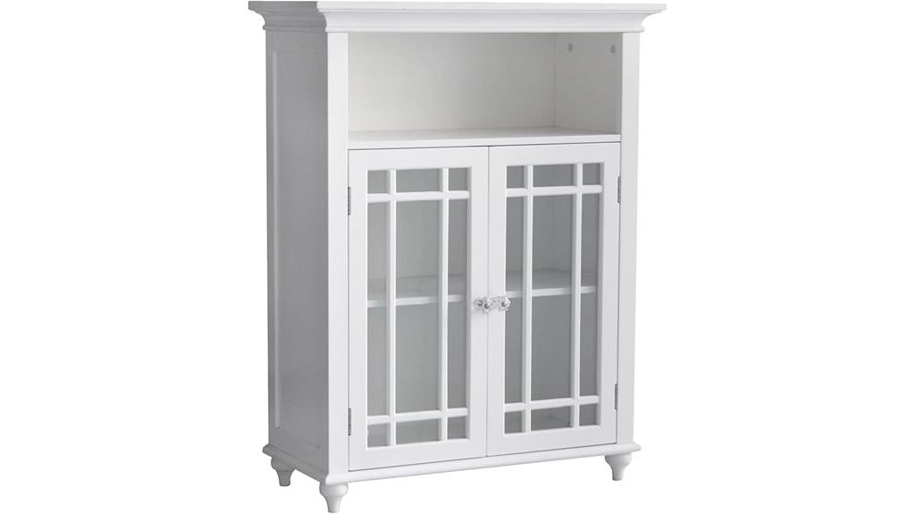 wooden cabinet with shelf
