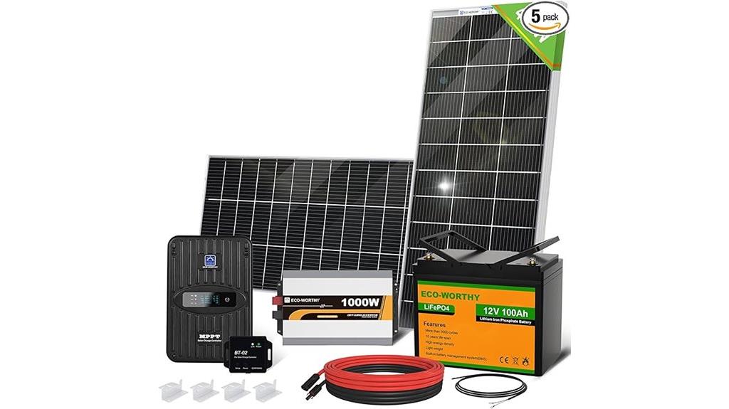 390w solar kit with storage
