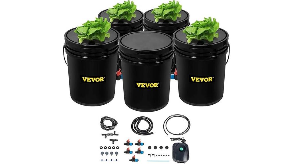 5 gallon bucket hydroponic system