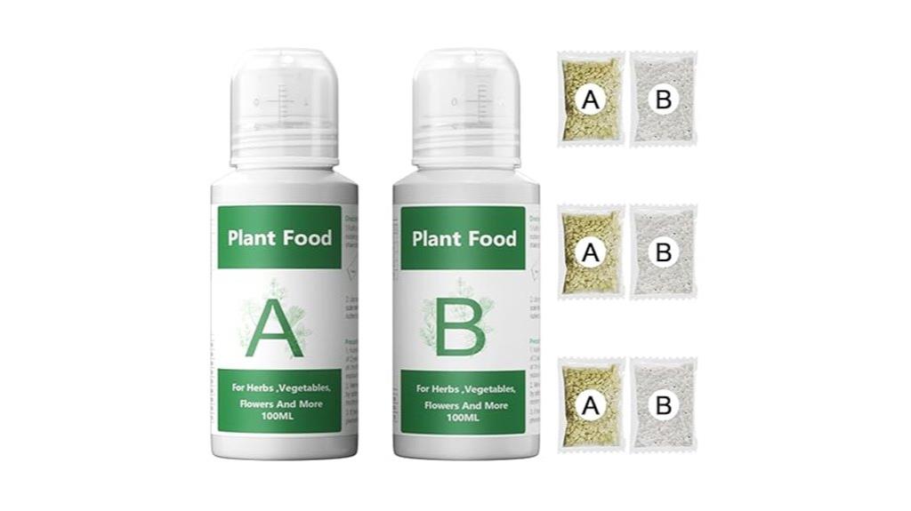 aerogarden hydroponic nutrients set