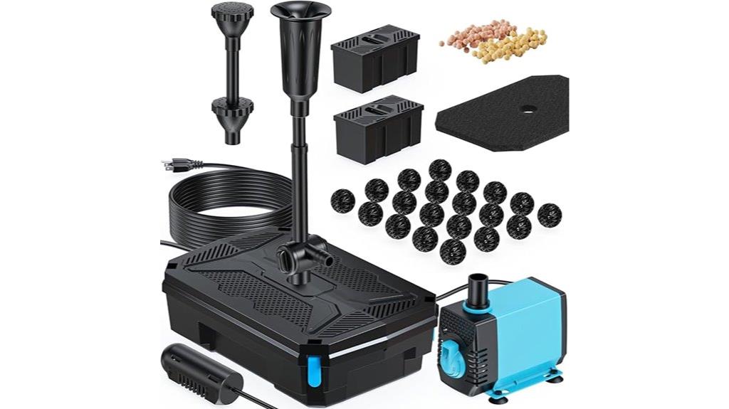 antfraer pond filter specifications