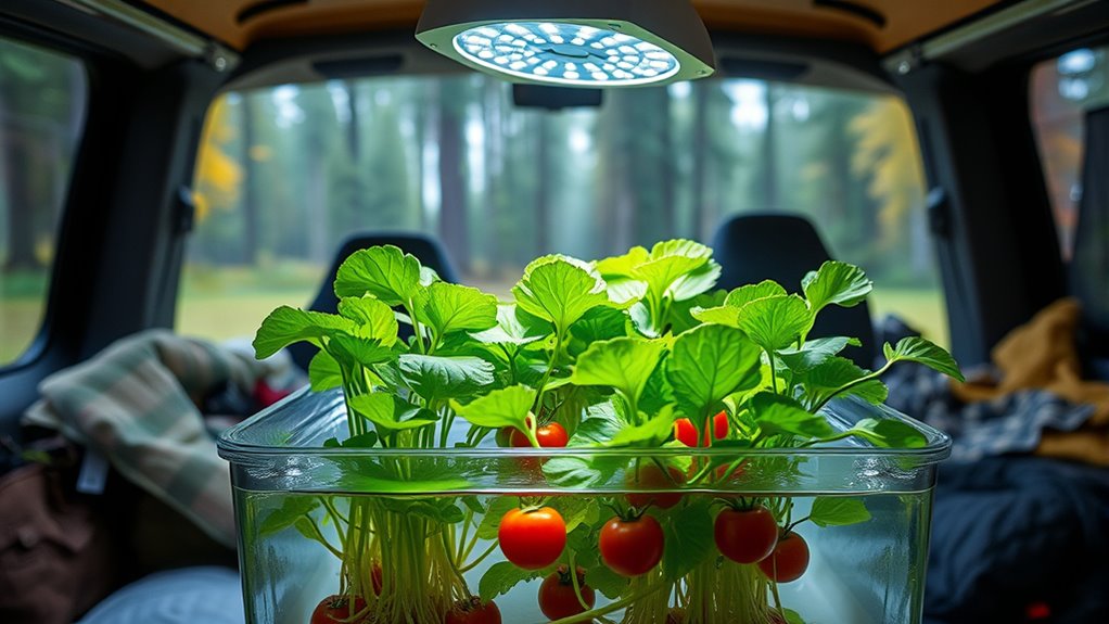 camping hydroponic system considerations