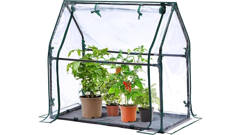 compact indoor outdoor greenhouse