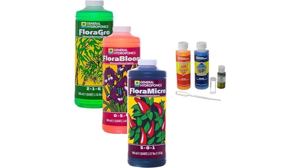 complete hydroponic nutrient set
