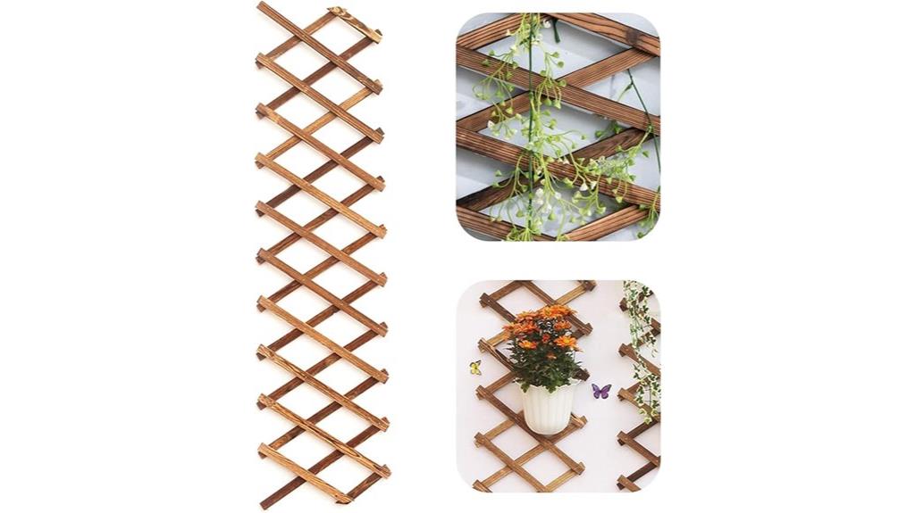 decorative lattice wall planter
