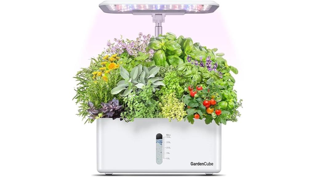 eight pod hydroponic garden
