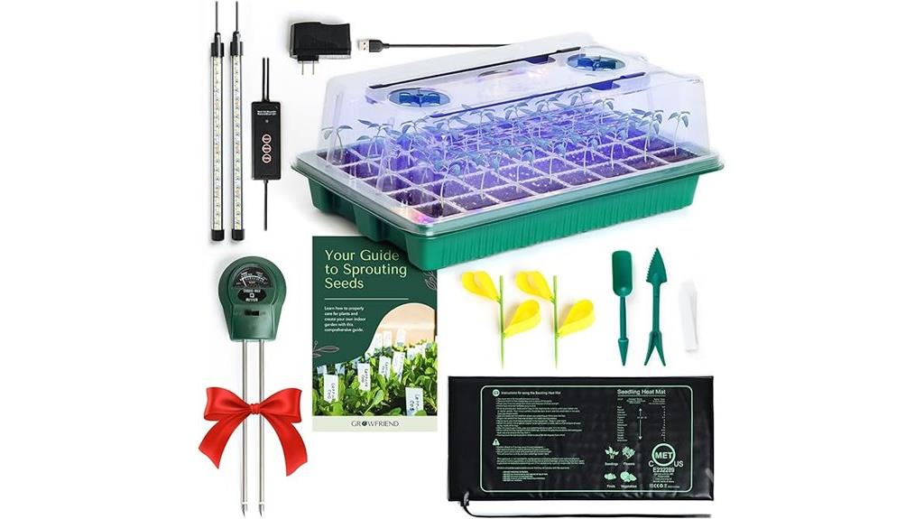 enhanced seedling growing kit