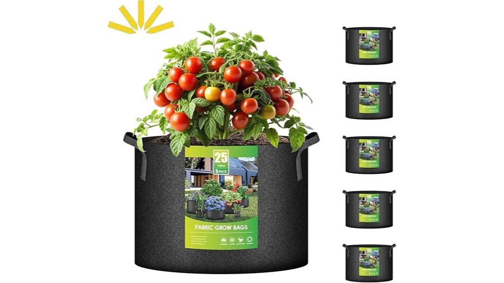 five grow bags bundle
