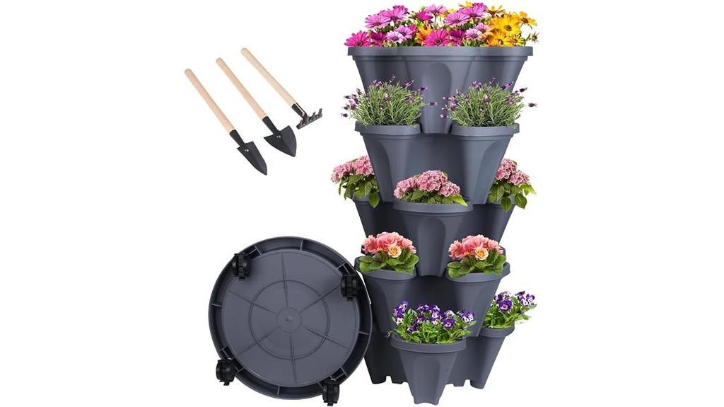 five tier vertical garden