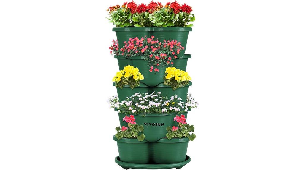 five tier vertical garden