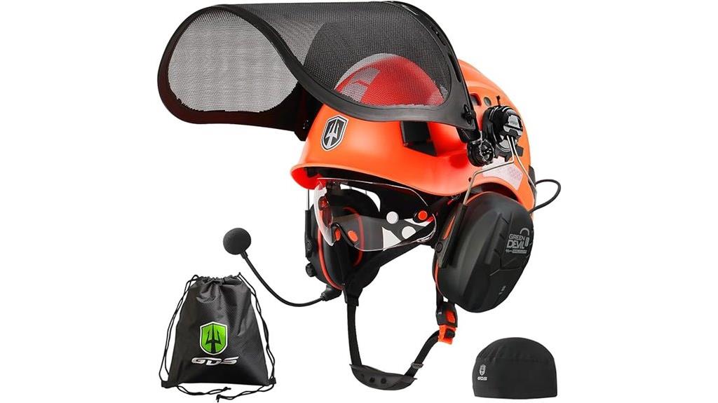 forestry helmet with bluetooth