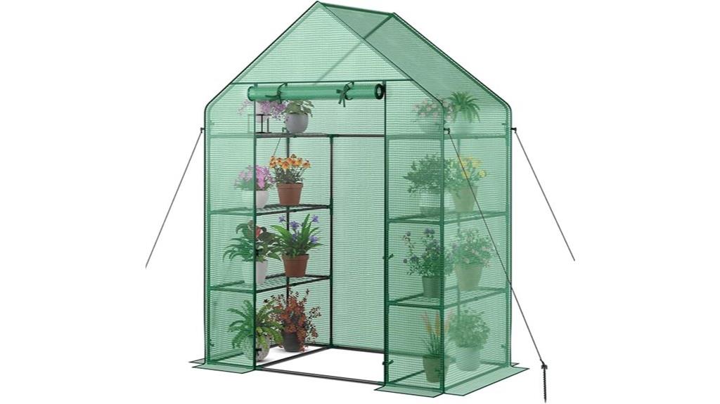 four tier greenhouse shelves