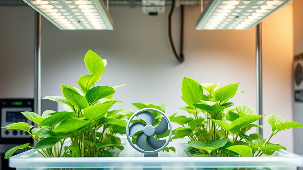 hydroponic cooling fan considerations