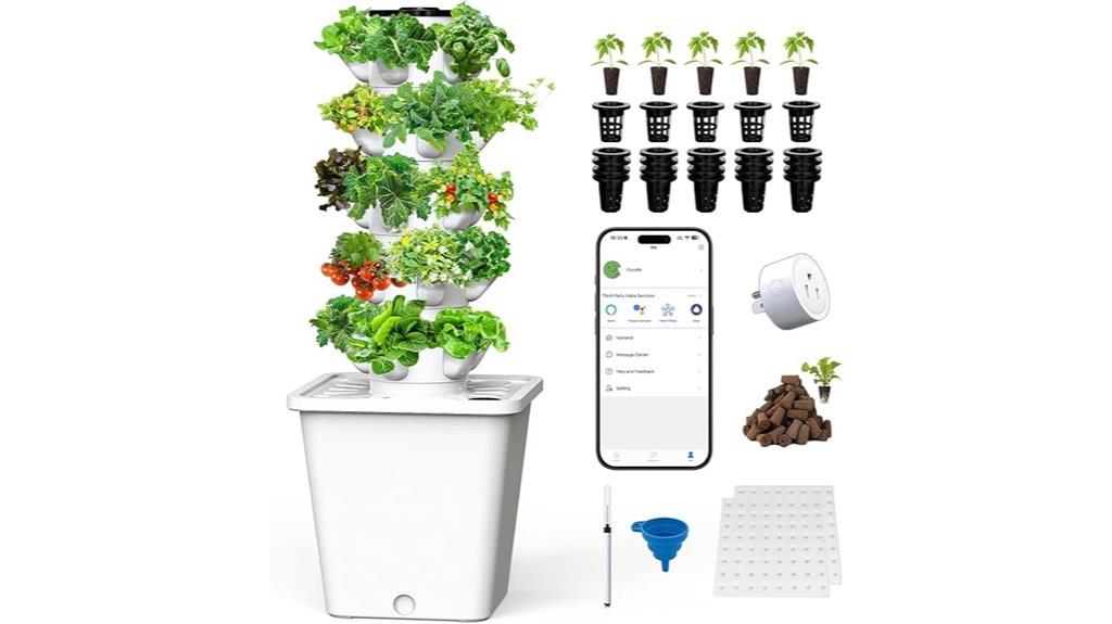 hydroponic kit with 25 pods