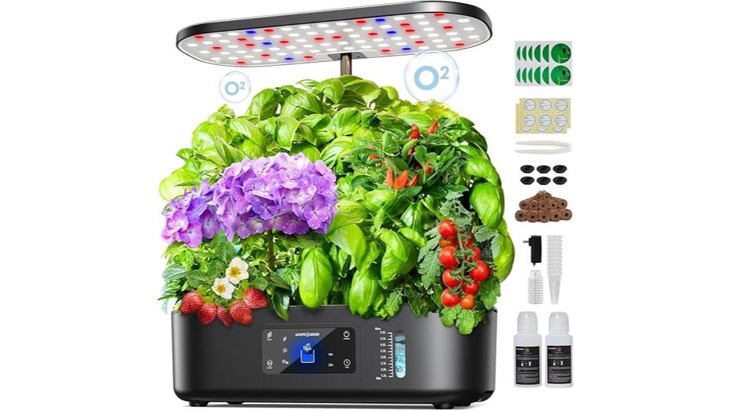 hydroponic kit with lcd