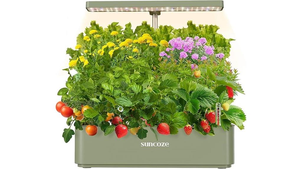 hydroponic kit with leds