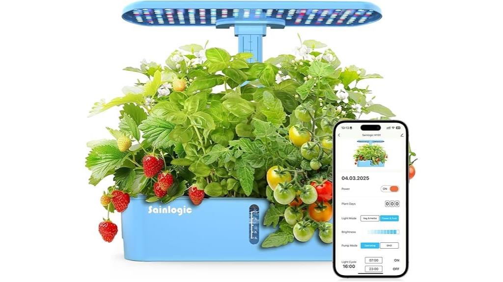 hydroponic kit with pods
