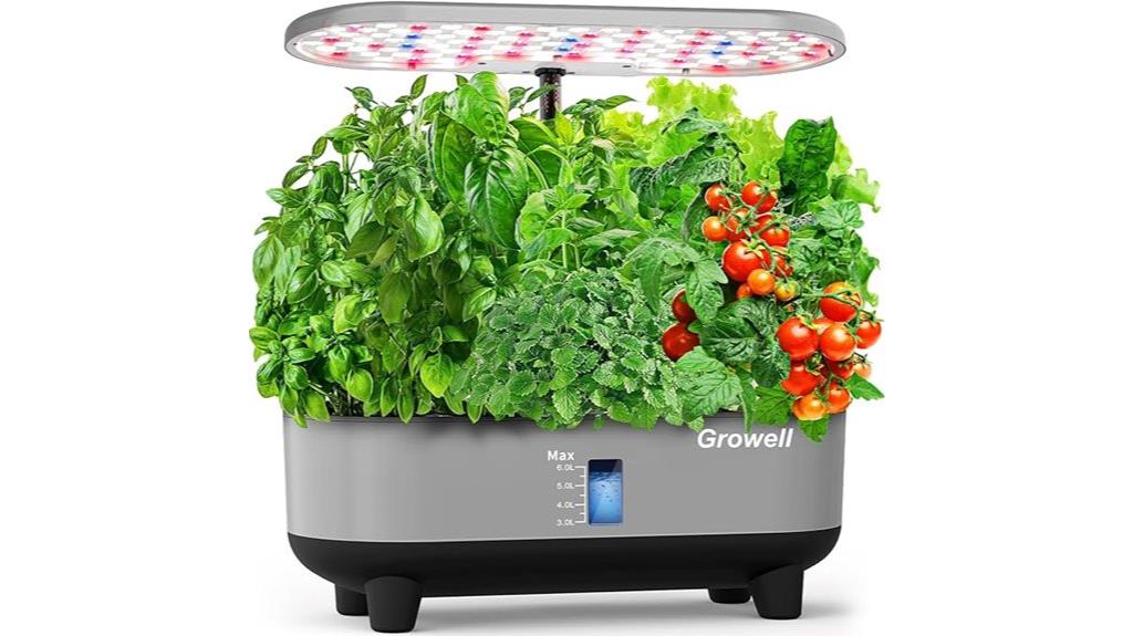 hydroponic kit with pods