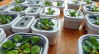 hydroponic kits with observation lids