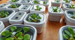hydroponic kits with observation lids