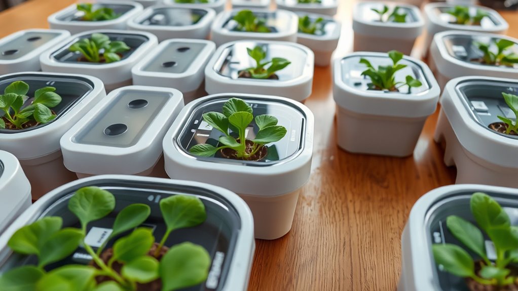 hydroponic kits with observation lids